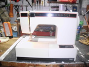 Montgomery wards sewing machine with foot control sews most stiches,  
